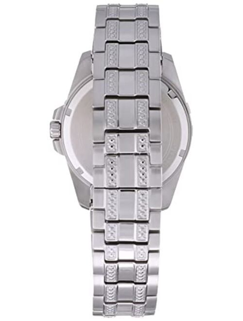 Bulova Box Set Quartz Calendar Men's 96K104 Watch, Stainless Steel Crystal, Silver-Tone