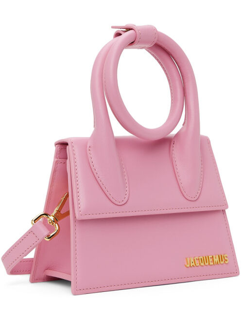 Jacquemus Pink La Montagne 'Le Chiquito Noeud' Bag