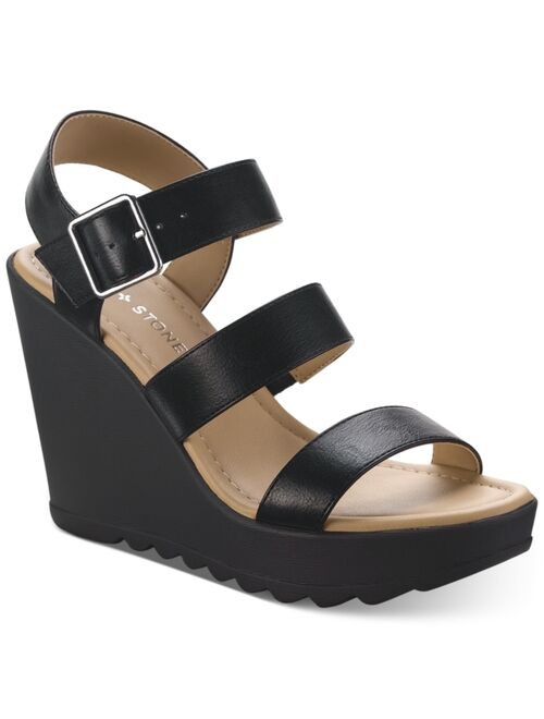 Sun + Stone Siennaa Wedge Sandals, Created for Macy's