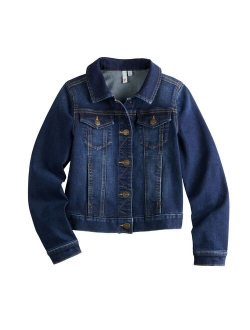 Girls 4-20 SO® Denim Trucker Jacket in Regular & Plus Sizes