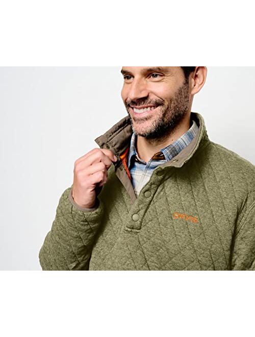 Orvis Outdoor Quilted Snap Sweatshirt