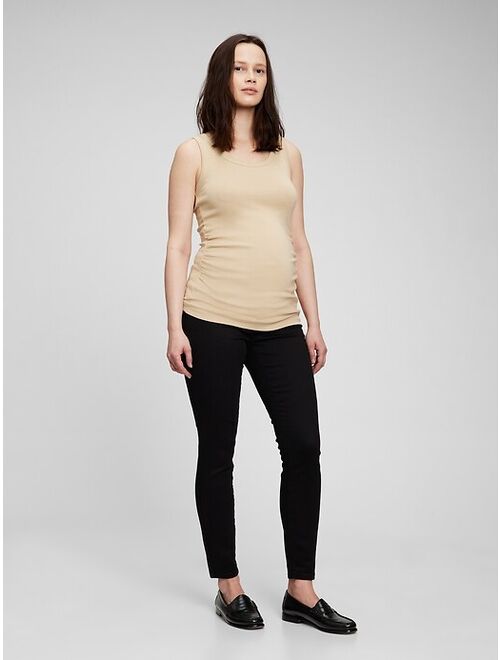 GAP Maternity Inset Panel Skinny Jeans with Washwell