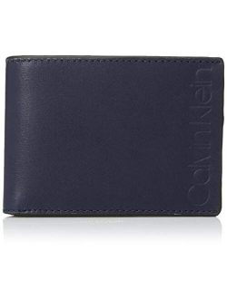 Men's Slimfold Wallet with Large Embossed Logo