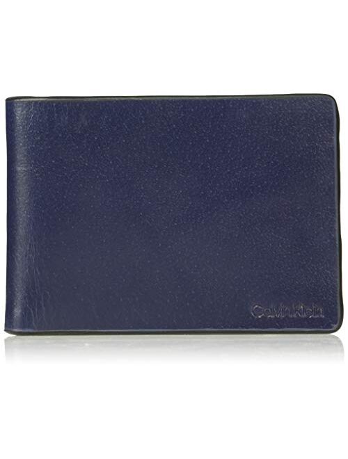 Calvin Klein Men's Slimfold Wallet with Embossed Logo