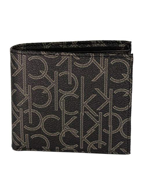 Calvin Klein 79463 Leather Billfold with Coin Pocket Wallet