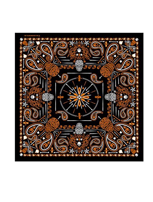 Hot Leathers Paisley Skull Bandana