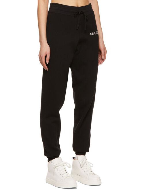 Marc Jacobs Black 'The Knit Sweatpants' Lounge Pants