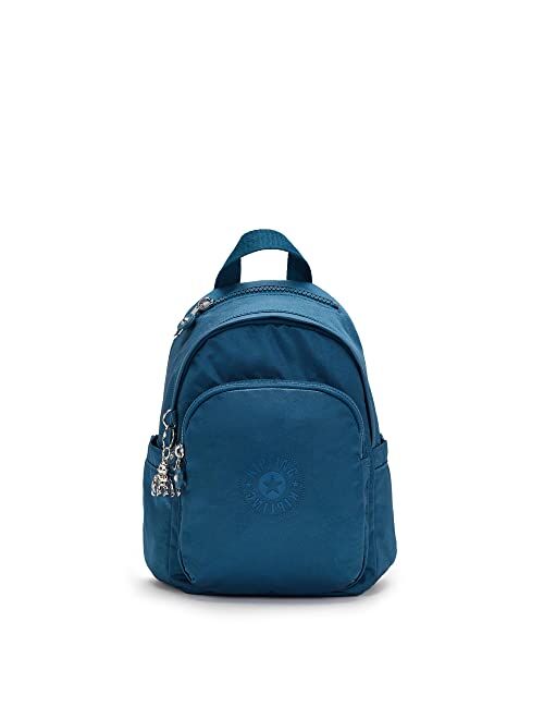 Kipling Women's Delia Mini Backpack, Compact, Versatile, Lightweight Nylon Daypack, Beige Sand M3, 8.75''L x 11.5''H x 7''D
