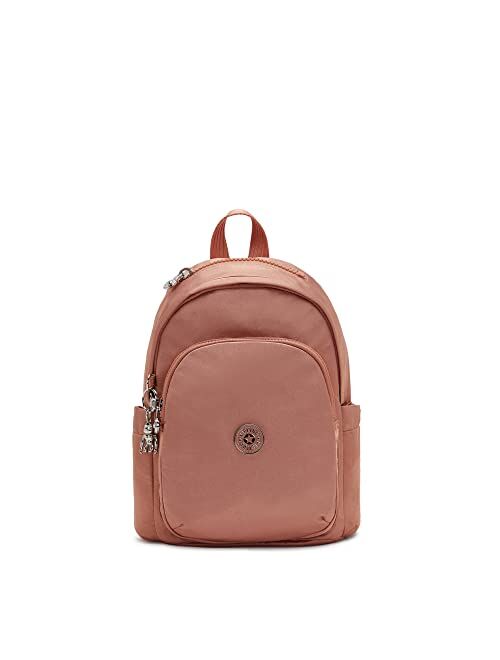 Kipling Women's Delia Mini Backpack, Compact, Versatile, Lightweight Nylon Daypack, Beige Sand M3, 8.75''L x 11.5''H x 7''D