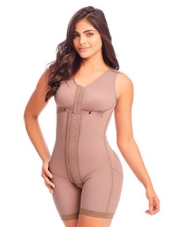 DPRADA Fajas 11215 Full Body Shaper Post Surgery Abdomen Compression Garment with Bra