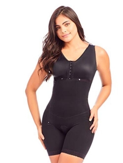 DPRADA Fajas 11215 Full Body Shaper Post Surgery Abdomen Compression Garment with Bra