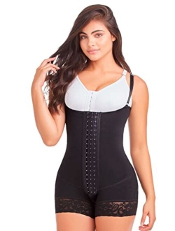 Fajas Disenos D'Prada DELIÉ by Fajas DPrada 09066 Fajas Colombianas Postpartum Girdle Full Body Shaper for Women