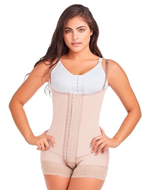 Fajas Disenos D'Prada DELIÉ by Fajas DPrada 09066 Fajas Colombianas Postpartum Girdle Full Body Shaper for Women