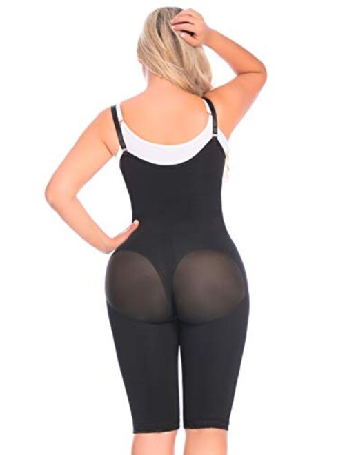 Fajas Disenos D'Prada DELIÉ by Fajas DPrada 09047 Fajas Colombianas Postpartum Girdle Full Body Shaper for Women