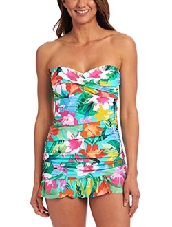 Women's Standard Island Goddess Shoulder One Piece Swimsuit