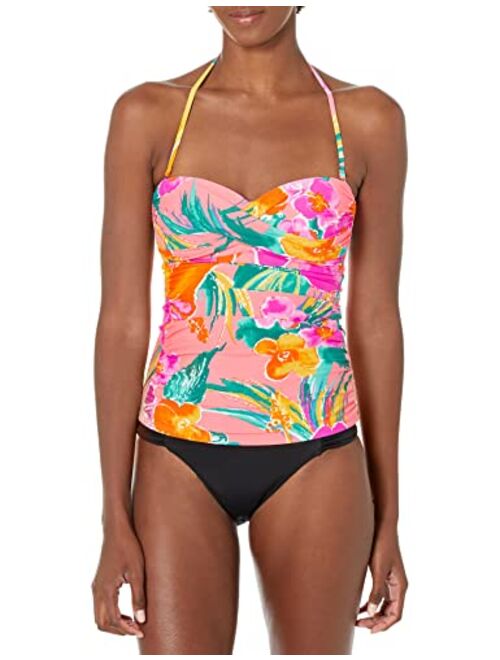 La Blanca Women's Standard Island Goddess Shoulder One Piece Swimsuit