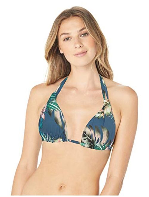 La Blanca Women's Standard Rouched Halter Bikini Swimsuit Top