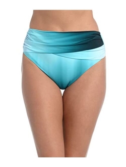 Women's Mid Waist Sash Band Swimsuit Bottom