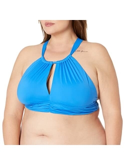 High Neck Midkini Bikini Swimsuit Top