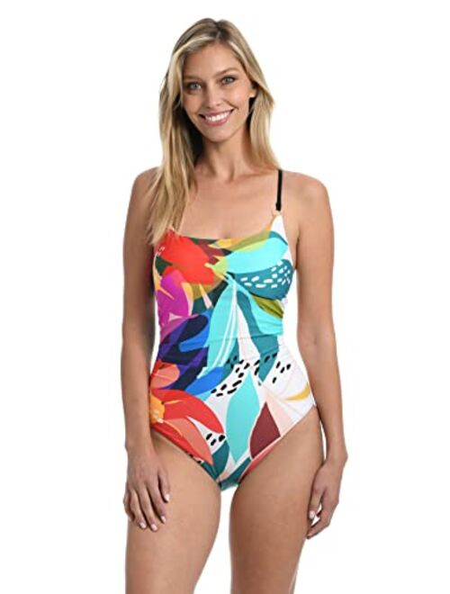 La Blanca Rouched Body Lingerie Mio One Piece Swimsuit