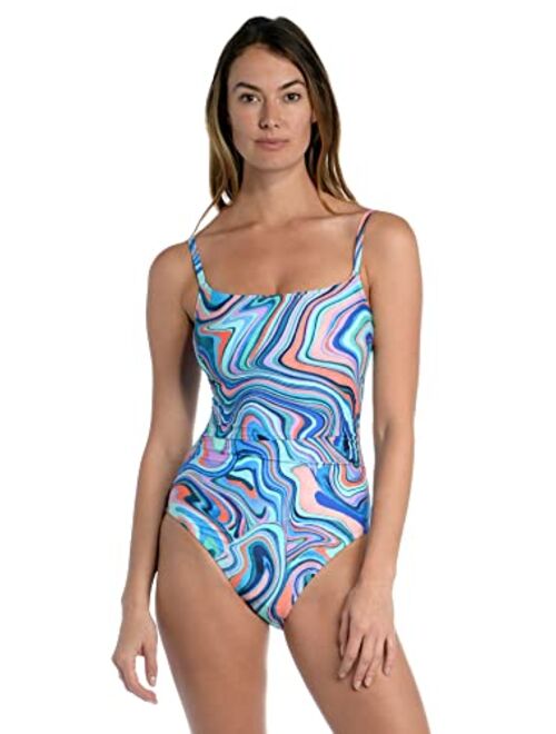 La Blanca Rouched Body Lingerie Mio One Piece Swimsuit