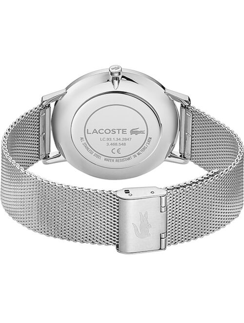 Lacoste Men's Moon Stainless Steel Mesh Bracelet Watch 40mm