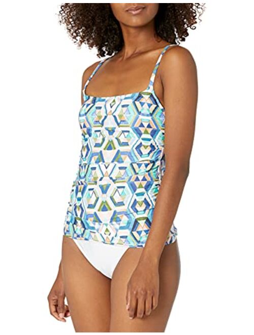 La Blanca Lingerie Strap Tankini Swimsuit Top