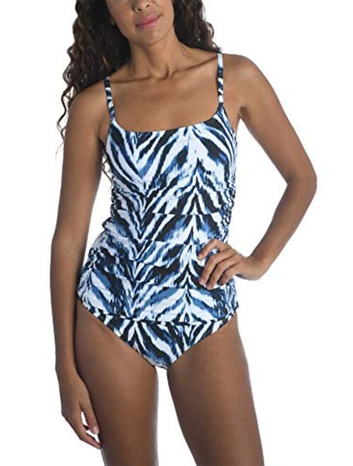 La Blanca Lingerie Strap Tankini Swimsuit Top