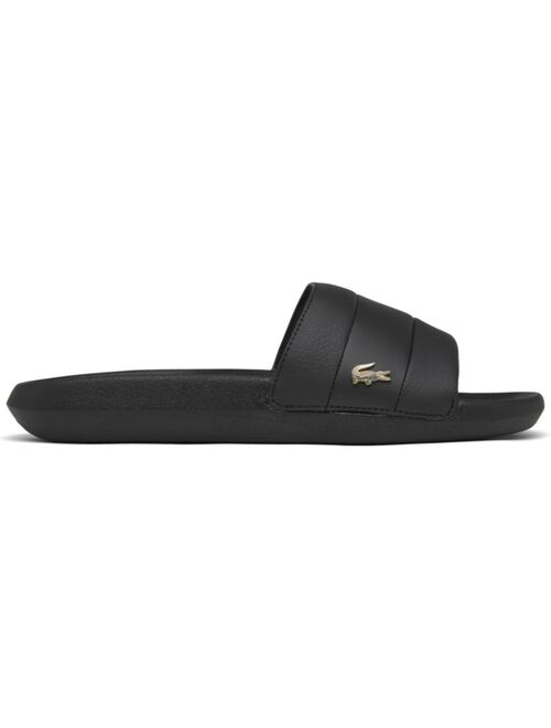 Lacoste Women's Croco Slide Sandals from Finish Line