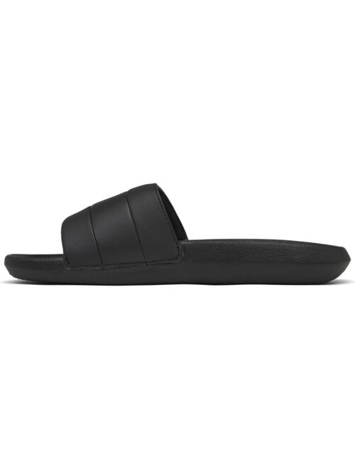 Lacoste Women's Croco Slide Sandals from Finish Line