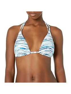 Women's Triangle Halter Bra Bikini Swimsuit Top