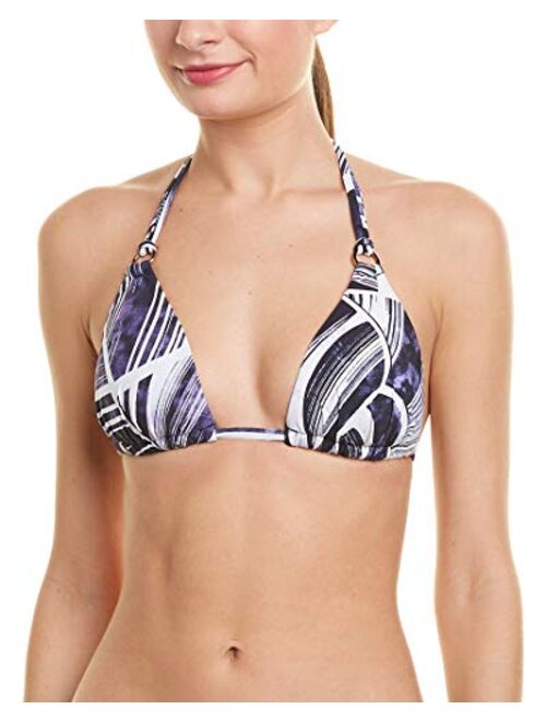 La Blanca Women's Triangle Halter Bra Bikini Swimsuit Top