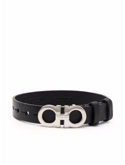 Salvatore Ferragamo leather buckle bracelet