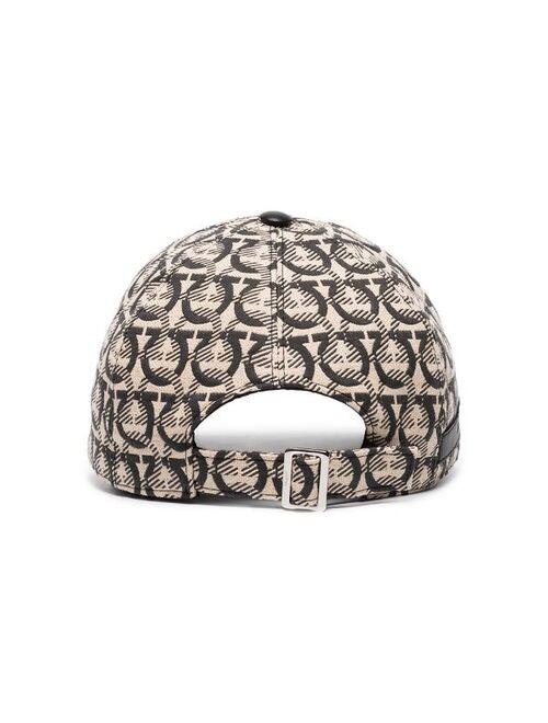 Salvatore Ferragamo Gancini jacquard baseball cap