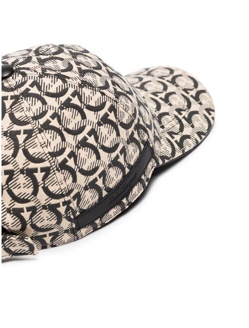 Salvatore Ferragamo Gancini jacquard baseball cap