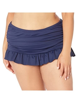 Women's Island Goddess Ruffle Skirted Swimsuit Bottom