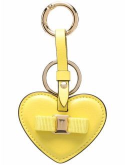 Salvatore Ferragamo Vara Bow heart keyring