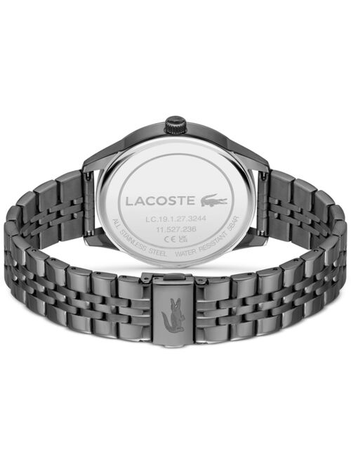 Lacoste Men's Vienna Gray-Tone Stainless Steel Bracelet Watch 42mm