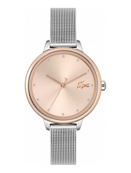 Lacoste Women's Cannes Stainless Steel Mesh Bracelet Watch 34mm