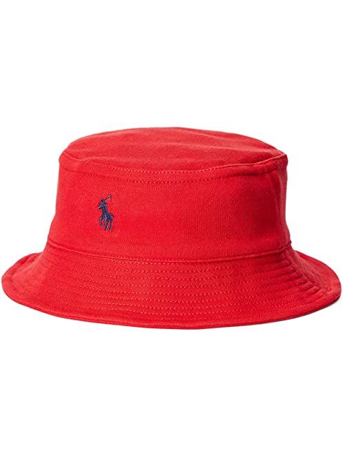 Polo Ralph Lauren Kids Cotton Interlock Bucket Hat (Infant)