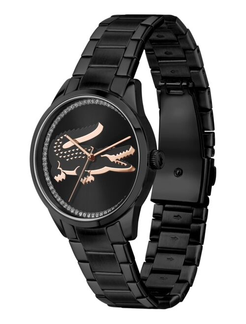 Lacoste Women's Ladycroc Black-Tone Stainless Steel Bracelet Watch 36mm