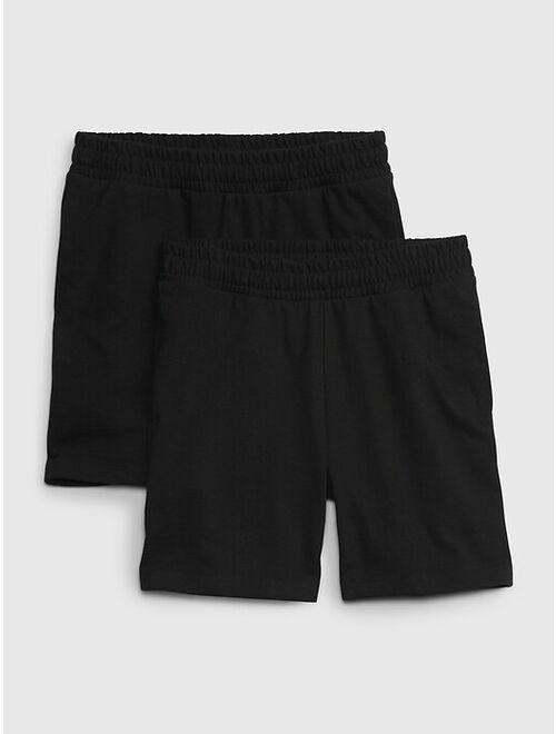 GapFit Kids Pull-On Sweat Shorts (2-Pack)