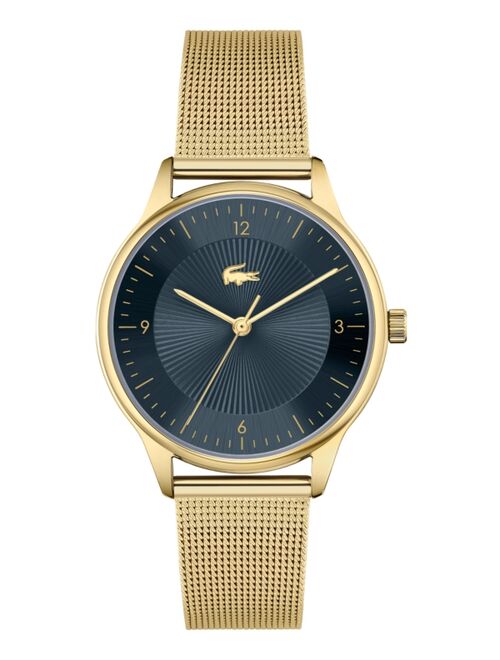 Women's Lacoste Club Gold-Tone Mesh Bracelet Watch 34mm