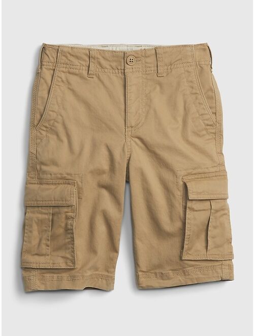 GAP Kids Cotton Camouflage Cargo Shorts