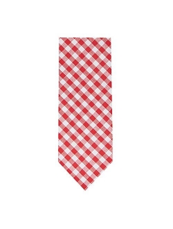 Boys' Prep Gingham Checkered Pattern Neck Tie