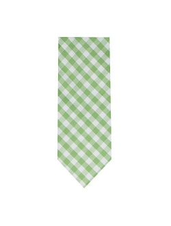 Boys' Prep Gingham Checkered Pattern Neck Tie