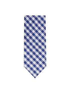 Boys' Prep Gingham Checkered Pattern Neck Tie