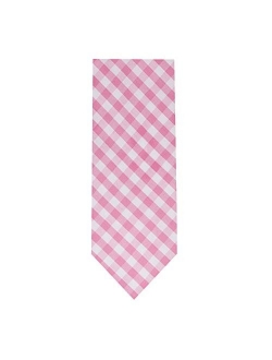 Boys' Prep Gingham Checkered Pattern Neck Tie