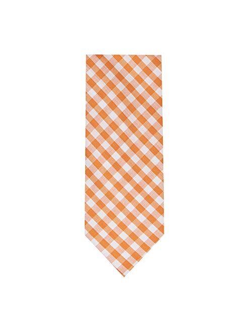 Jacob Alexander Boys' Prep Gingham Checkered Pattern Neck Tie