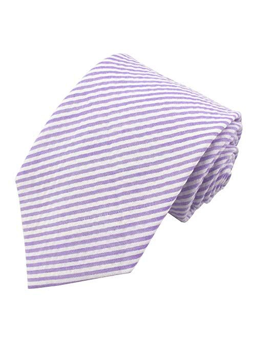 Jacob Alexander Boys' Prep Seersucker Self-Tie Neck Tie